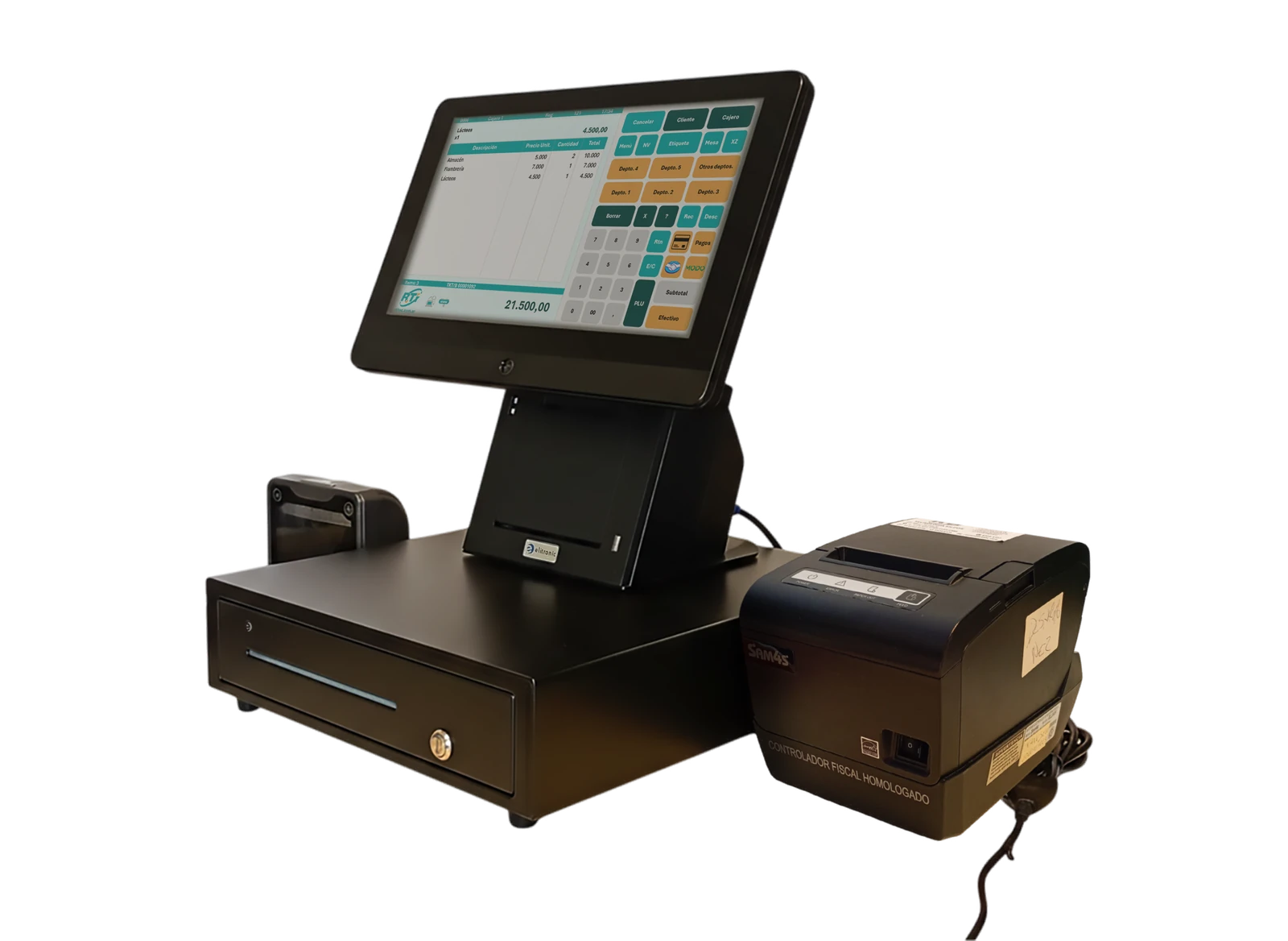 Sistema de punto de venta RTI con controlador fiscal